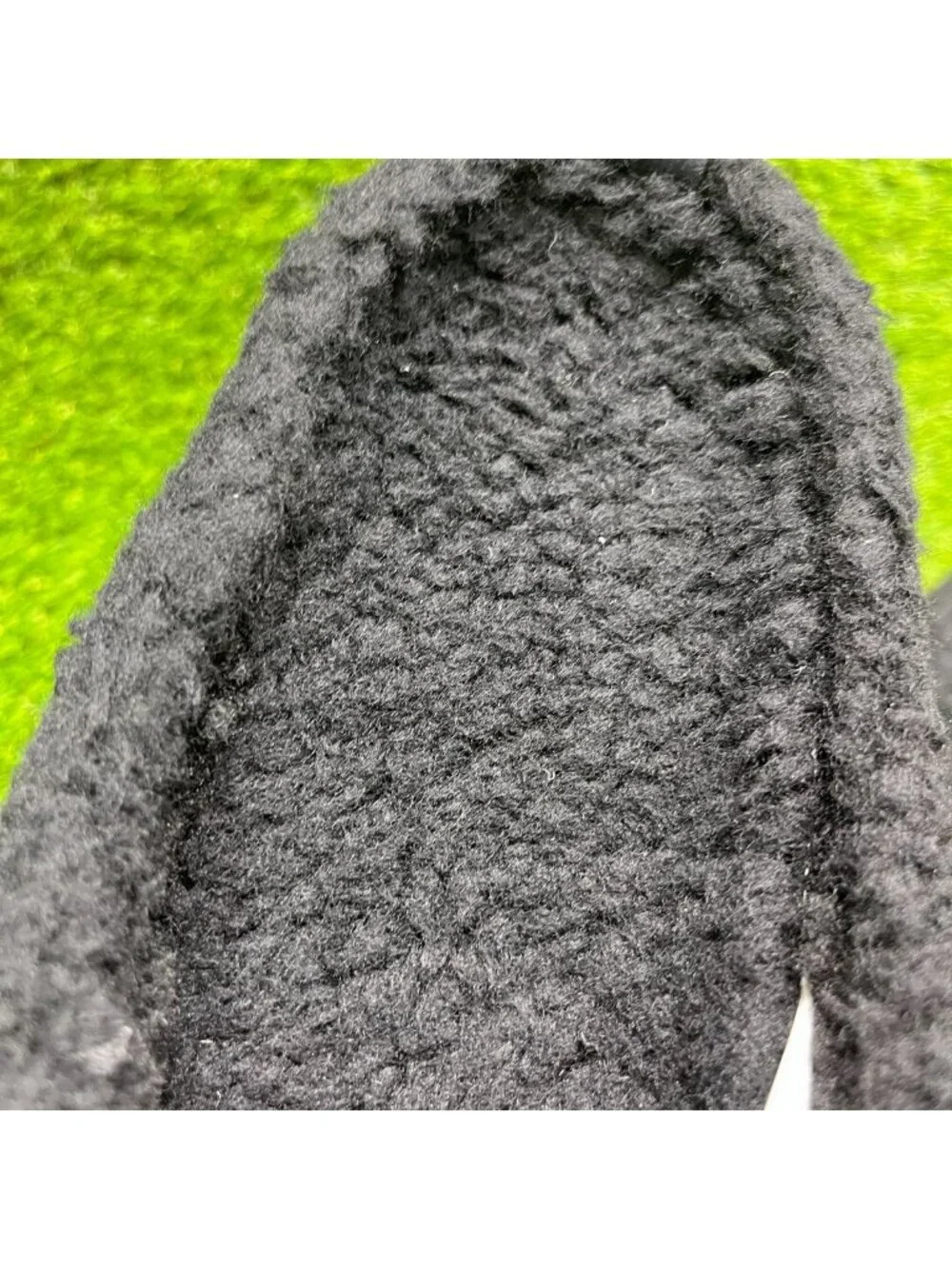 Allbirds Wool Slippers Mens Size 9 Black Casual Walking Slip-On Fluff Shoes
